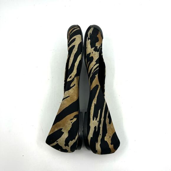 Giuseppe Zanotti Animal Print Round Toe Ballet Flats Women's 7 US - Picture 7 of 10